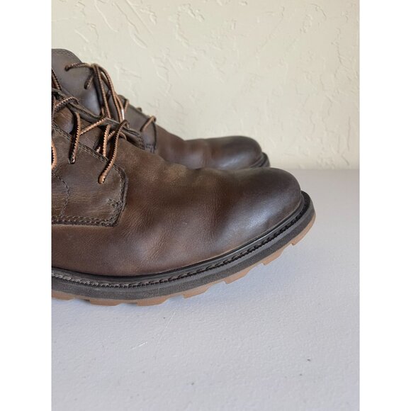 Sorel Madson Chukka Men's Oxford Boots Burnished Toe Men's 13 Leather Lace Up - Picture 3 of 10